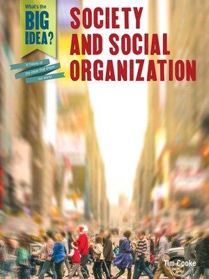 cover image of Society and Social Organization